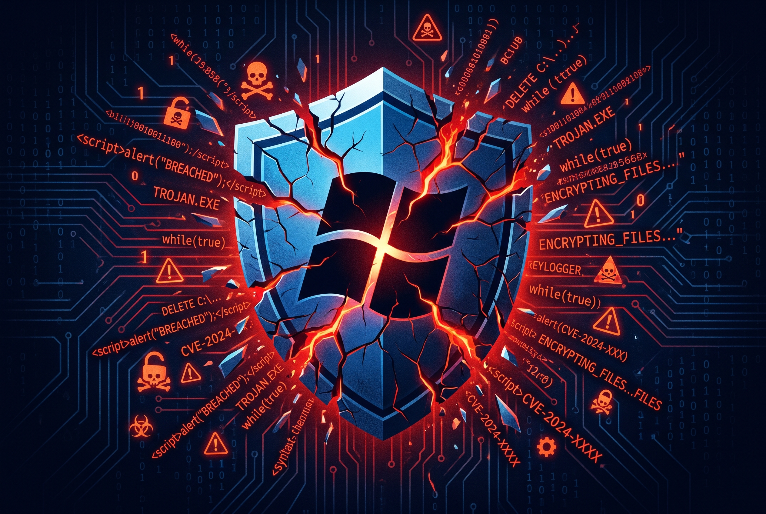 Ba lỗ hổng zero-day trong Microsoft Defender đang bị khai thác tích cực