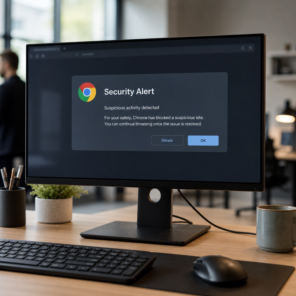 Google Chrome Security Alert