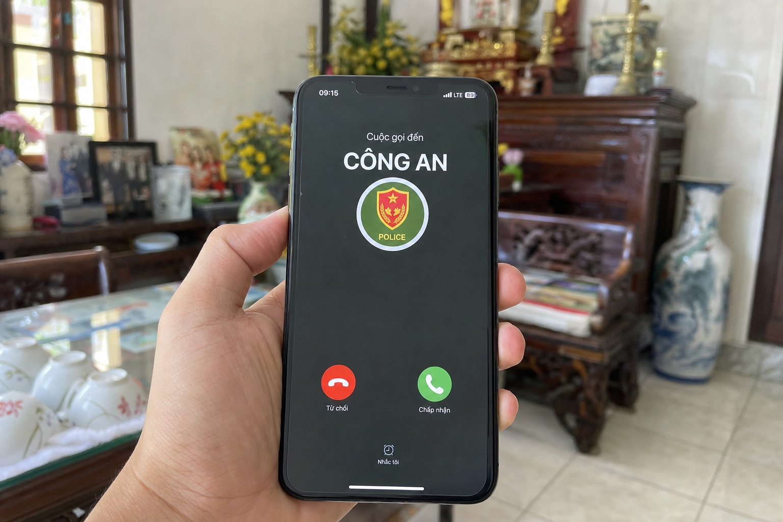 Cuộc gọi lừa đảo mạo danh công an