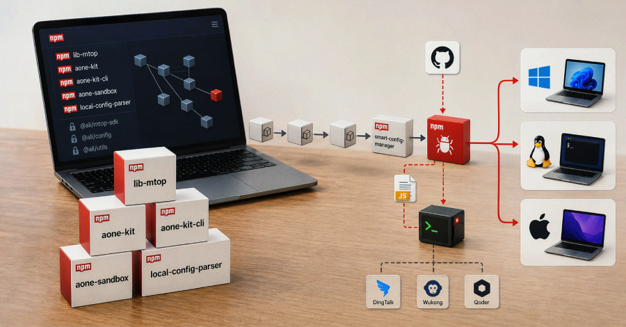 npm campaign profile: 18 malicious packages targeting Alibaba tools ecosystem