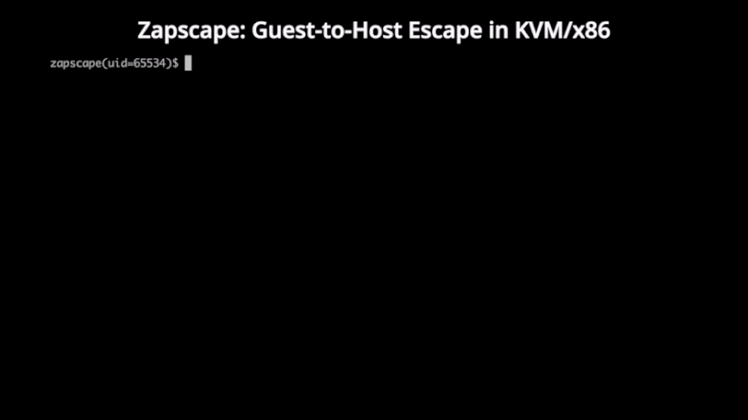 Zapscape KVM flaw CVE-2026-64561