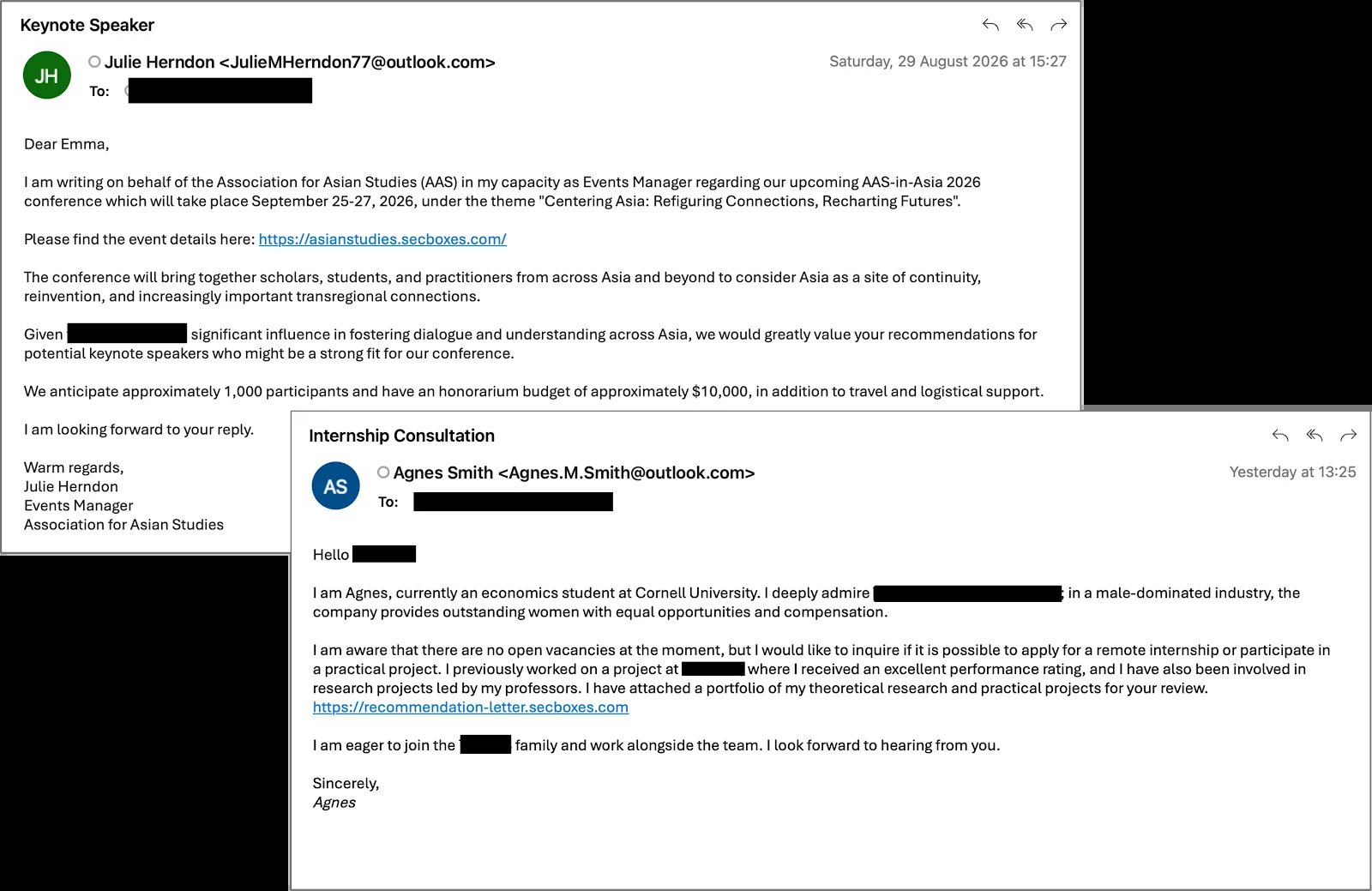 Mẫu email phishing được APT31 và các nhóm sử dụng với BlueMoon