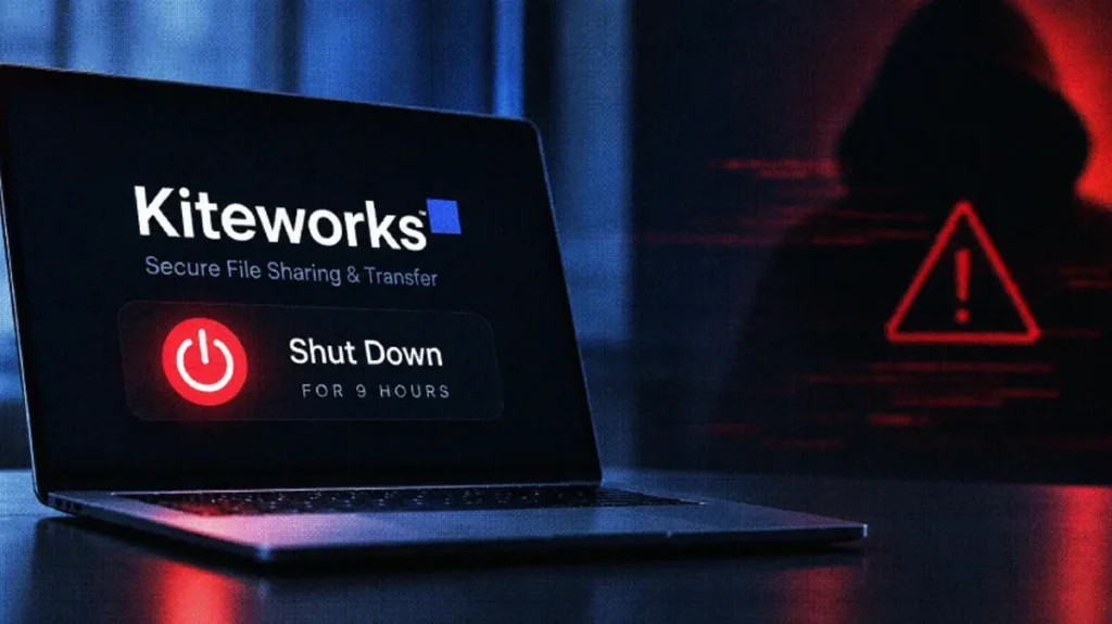 Kiteworks recommends customers shut down the system for nine hours