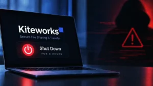 Kiteworks recommends customers shut down the system for nine hours
